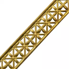 Zierleiste Messingblech 1 x 13mm