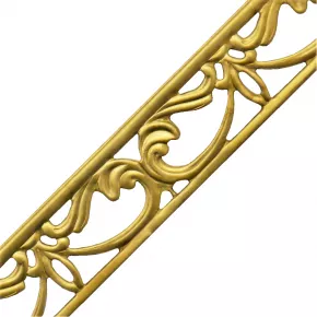 Zierleiste aus Messingblech 1 x 15mm