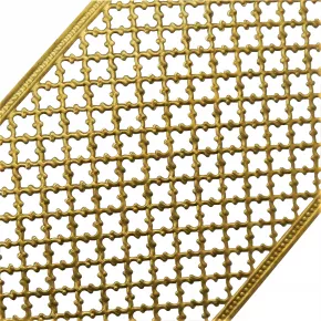 Zierleiste Messingblech 1 x 88mm