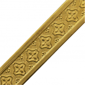 Zierleiste Messingblech in 2 x 12mm