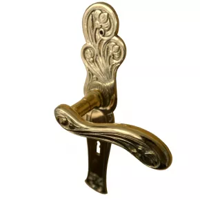 Trdrckergarnitur Zimmertr Messing PZ BB 72mm WC 78mm