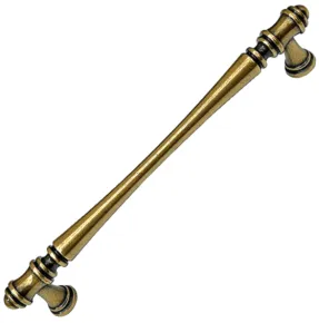 Mbelgriff Stossgriff 190x15mm vermessingt patiniert