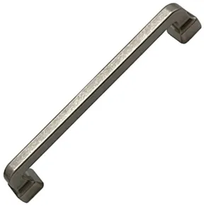 Mbelgriff 180x30mm altverzinnt grau-silber