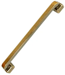 Mbelgriff 180x20mm vermessingt Stahl