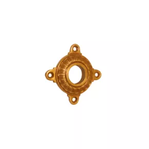 Drckerrosette Messing Lnge 45mm Breite 45mm
