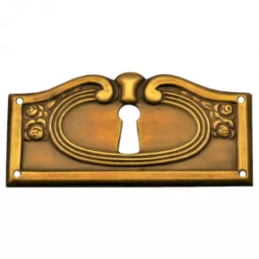 Schlsselschild Messingblech 65 x 30mm