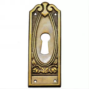 Schlsselschild Messingblech 25 x 70mm