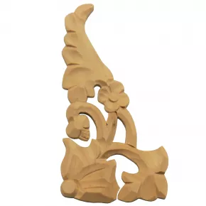 Holzzierteil Linde Breite 75mm Hhe 145mm