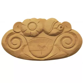 Holzzierteil Linde Breite 215mm Hhe 110mm