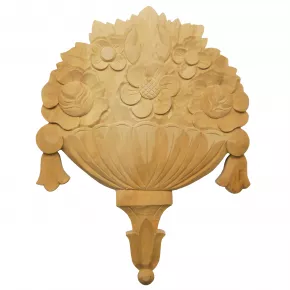 Holzzierteil Linde Breite 260mm Höhe 330mm