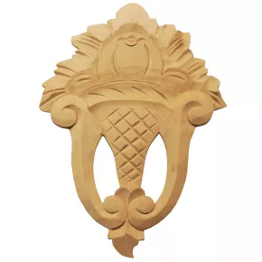 Holzzierteil Linde Breite 150mm Höhe 210mm