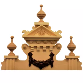 Uhrenaufsatz Linde 320 x 320mm