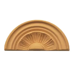 Holzaufsatz Muschel Linde 155 x 70mm